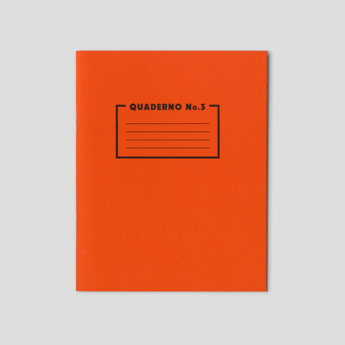 No. 3 Quaderno Notebook