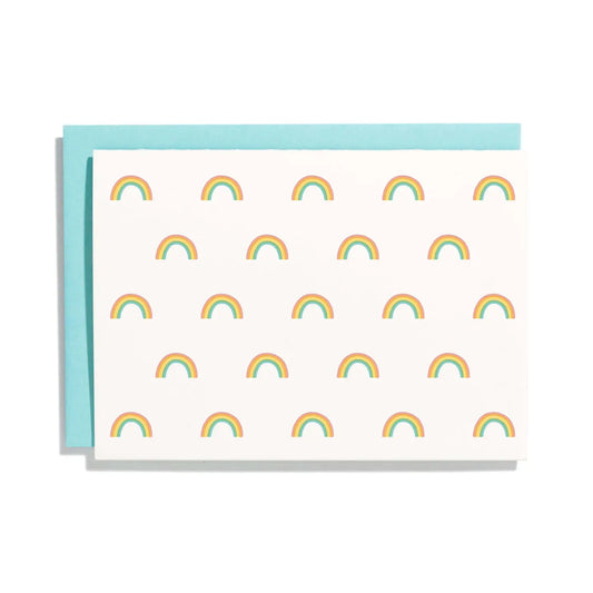 Rainbow Letterpress Notecard Set
