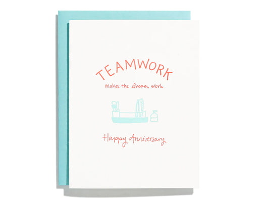 Teamwork Anniversary Card