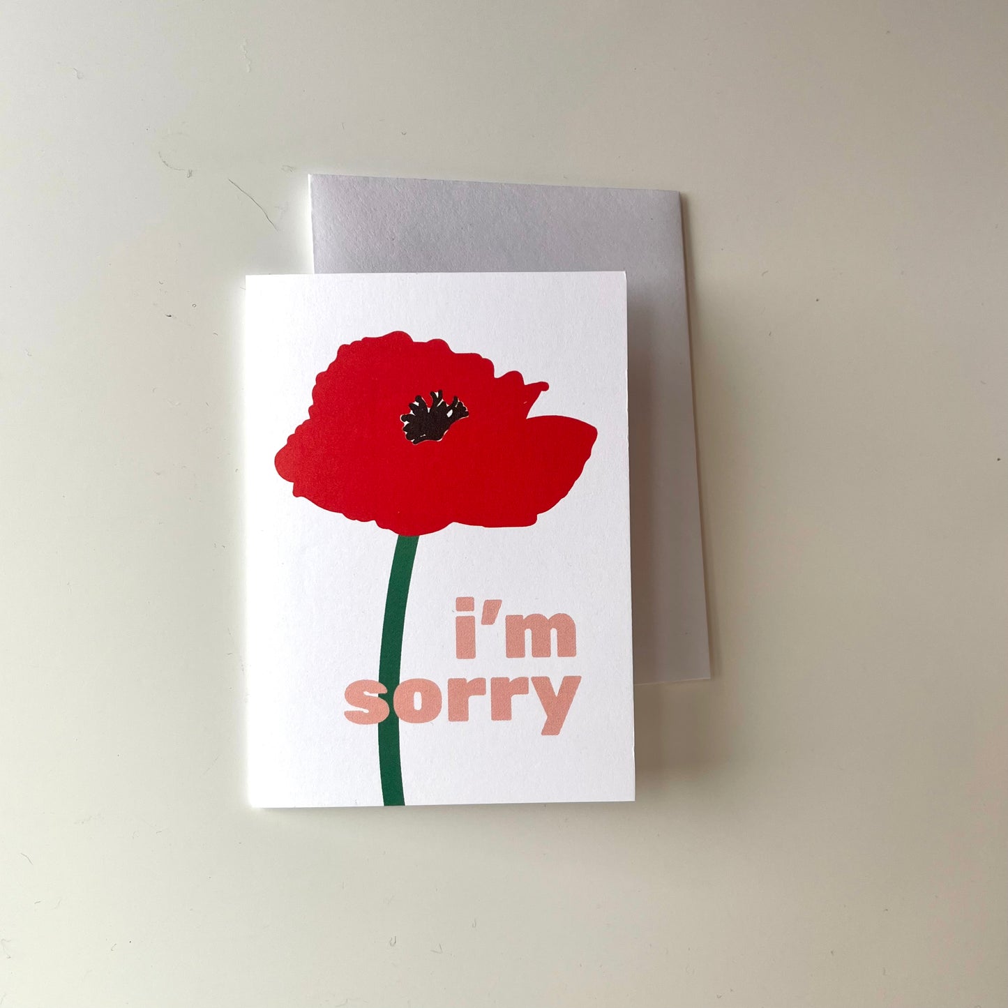 I'm Sorry Enclosure Card