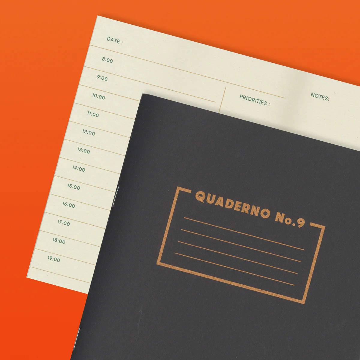 No. 9 Quaderno Notebook