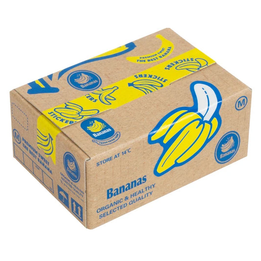 Mini box of stickers: Bananas