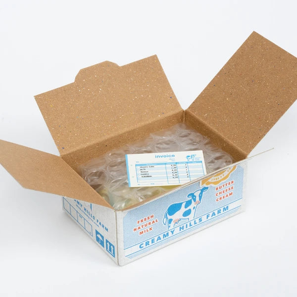 Mini box of stickers: Dairy delivery