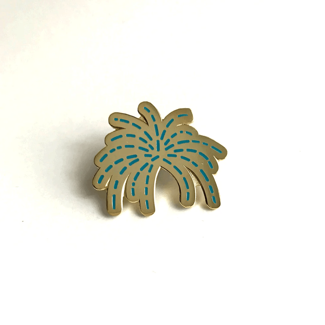Firework Enamel Pin