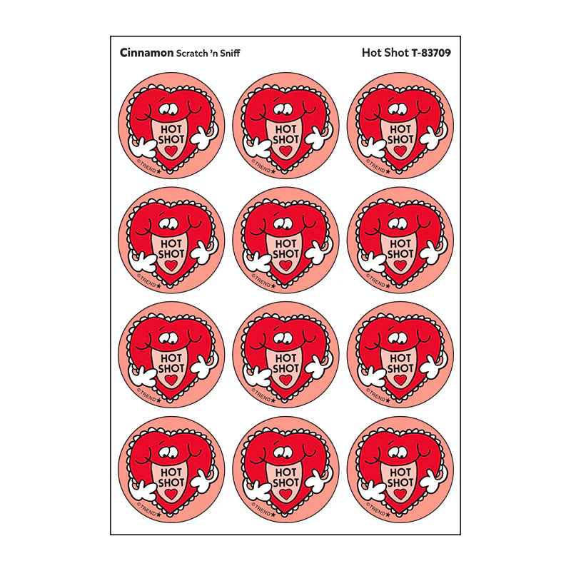 Scratch 'n Sniff Stickers: Hot Shot Heart
