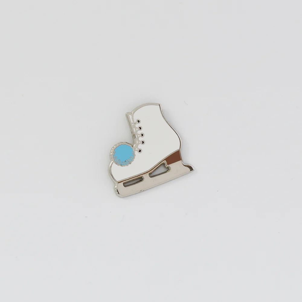 Ice Skate Enamel Pin