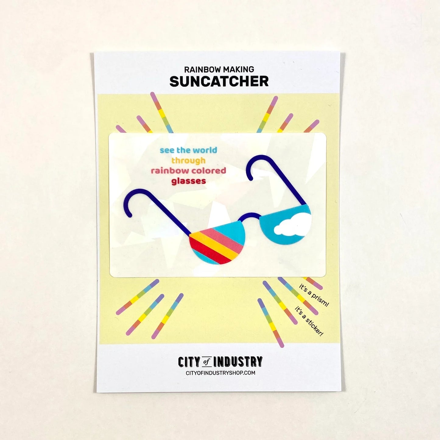 Rainbow Glasses Suncatcher