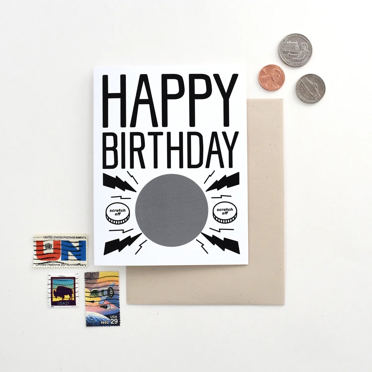 Good Looking Birthday Scratch-off Card