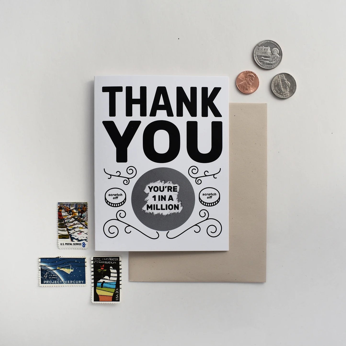 One in a Million Thank You Card