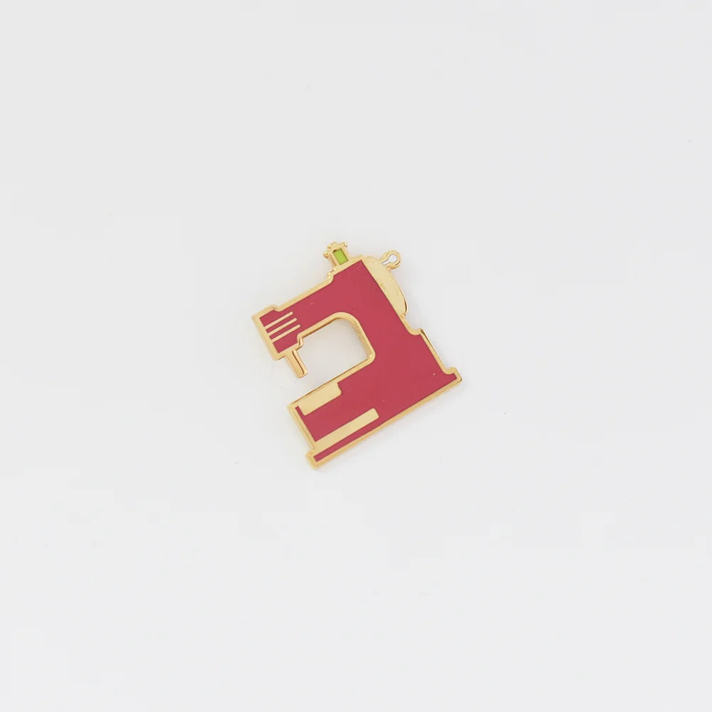 Sewing Machine Enamel Pin