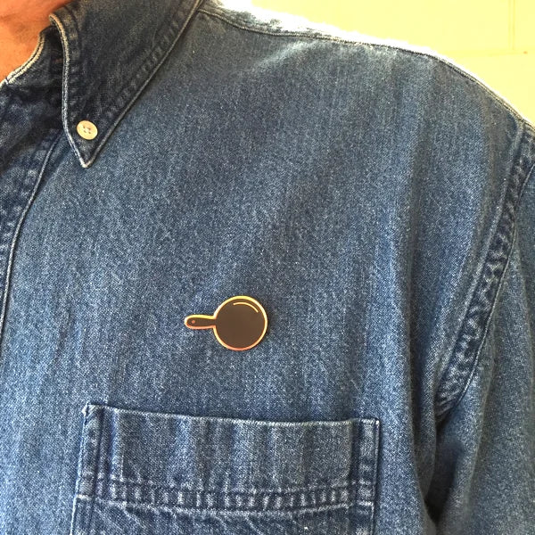 Skillet Enamel Pin