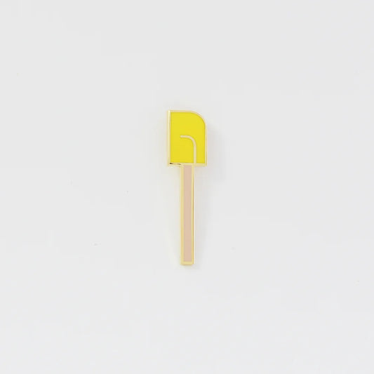 Spatula Enamel Pin