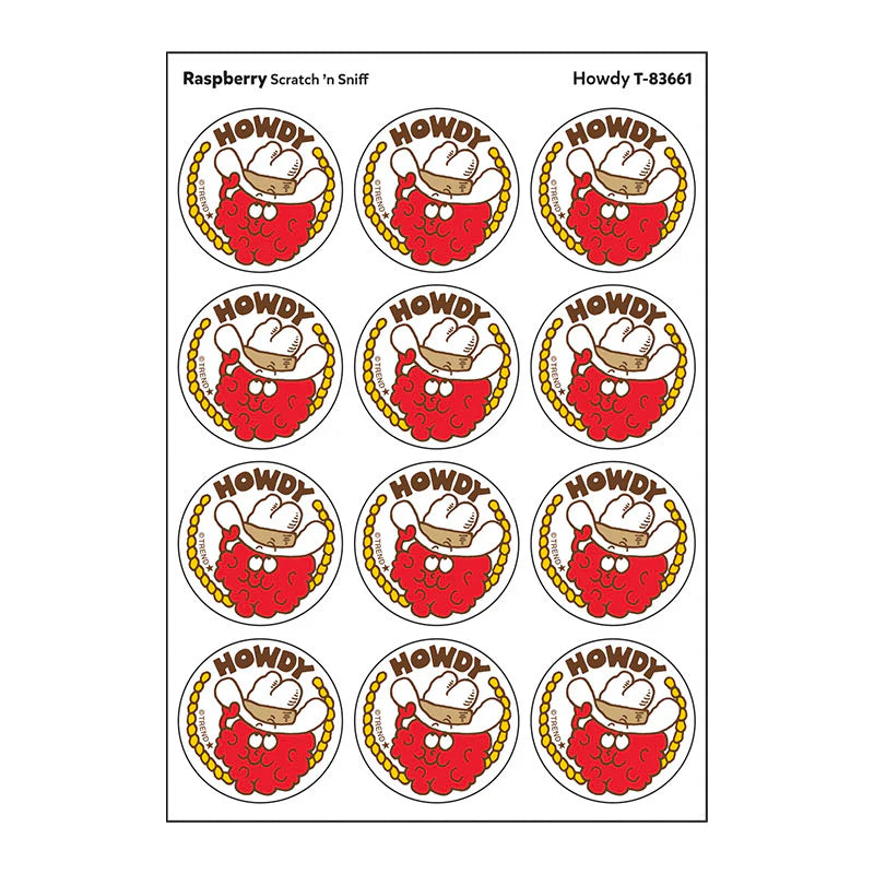 Scratch 'n Sniff Stickers: Howdy Raspberry