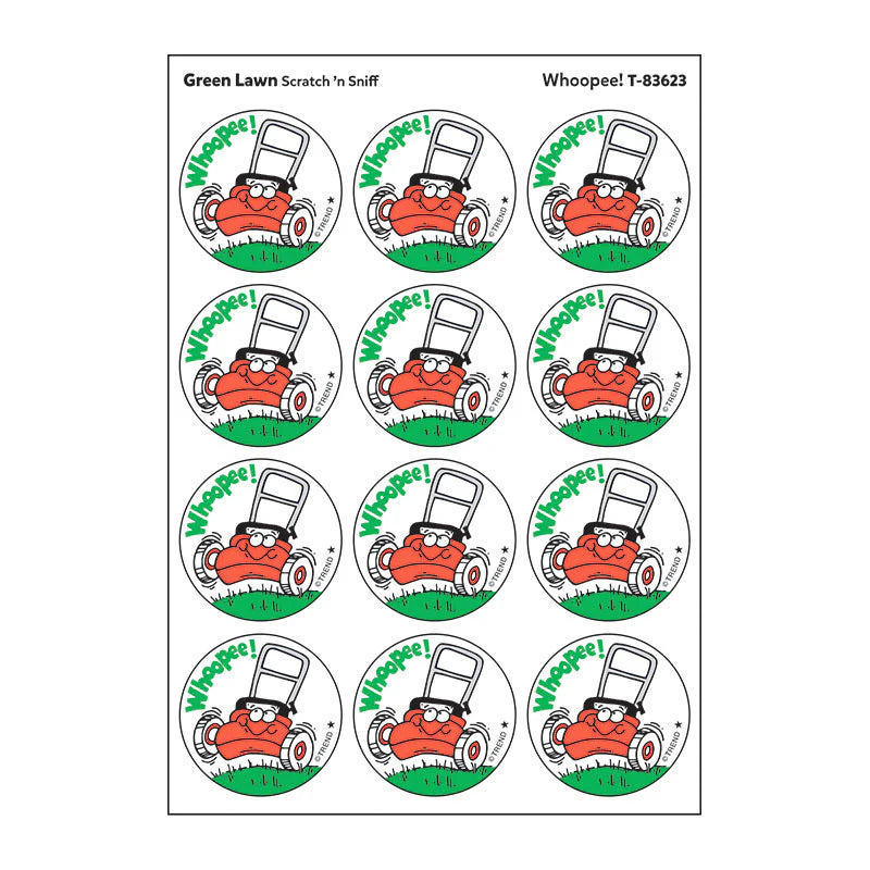 Scratch 'n Sniff Stickers: Whoopee Lawnmower