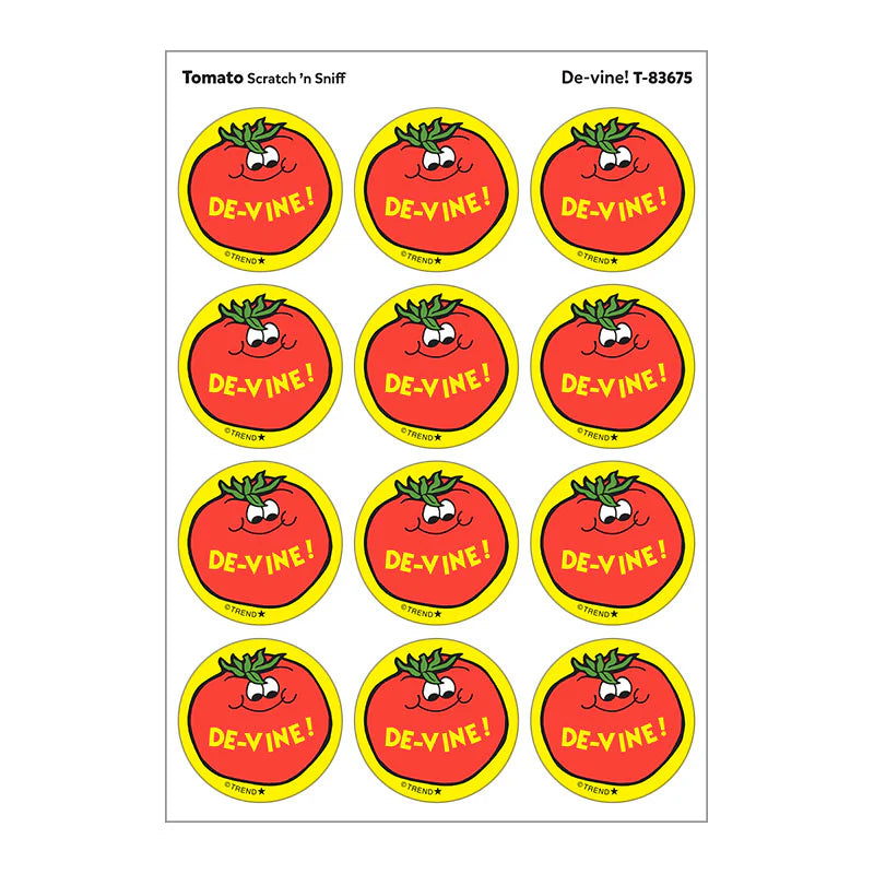 Scratch 'n Sniff Stickers: De-Vine! Tomato
