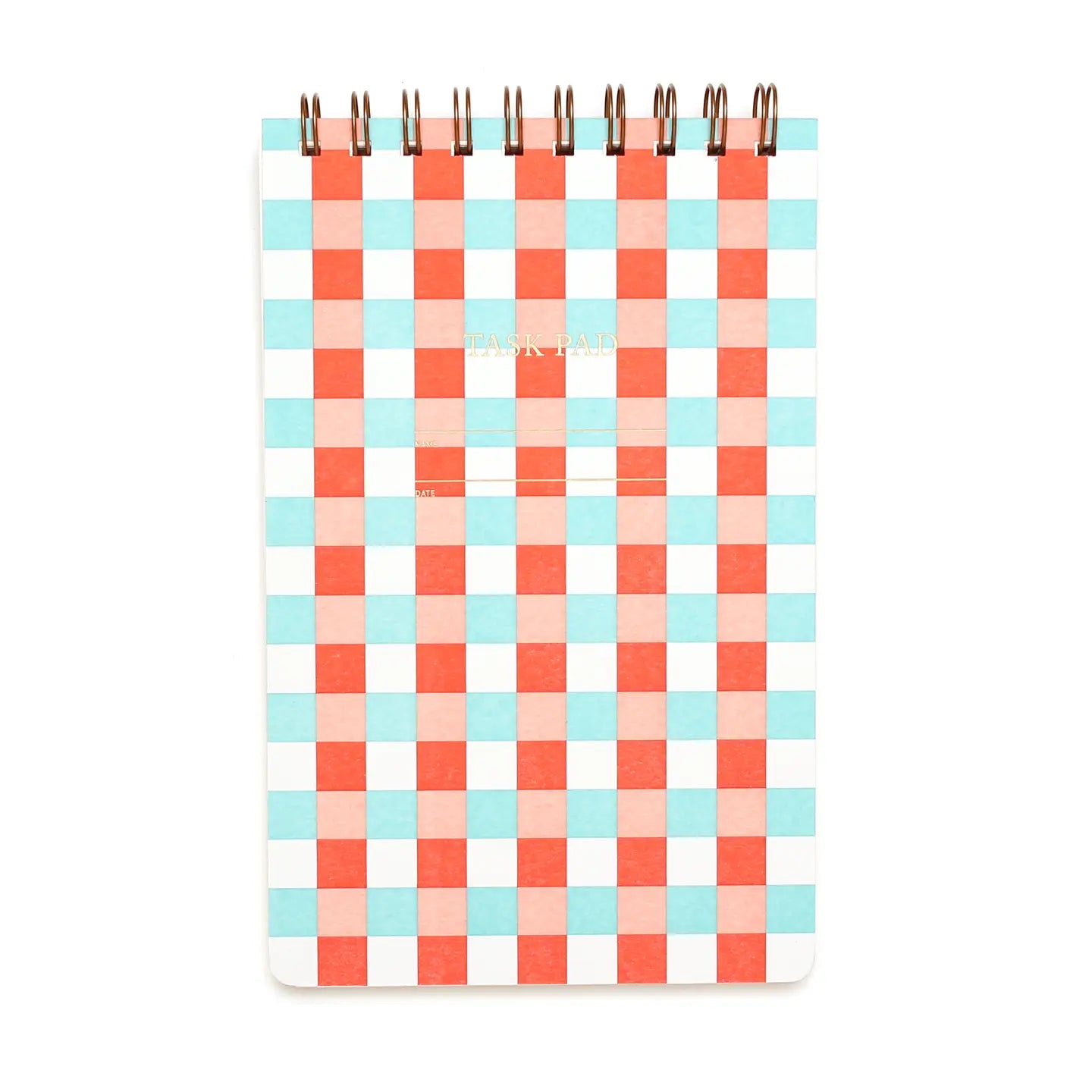 Task Pad Notebook - Checker Pastel