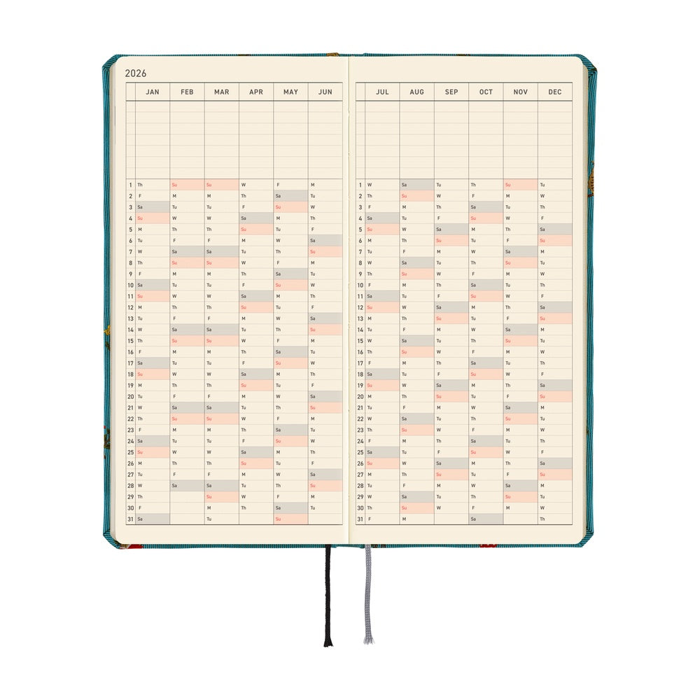 Hobonichi Techo 2026 Weeks: Bow & Tie's In the Forest