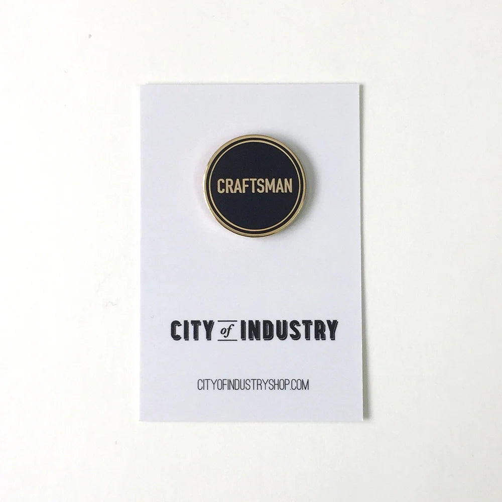 Craftsman Enamel Pin