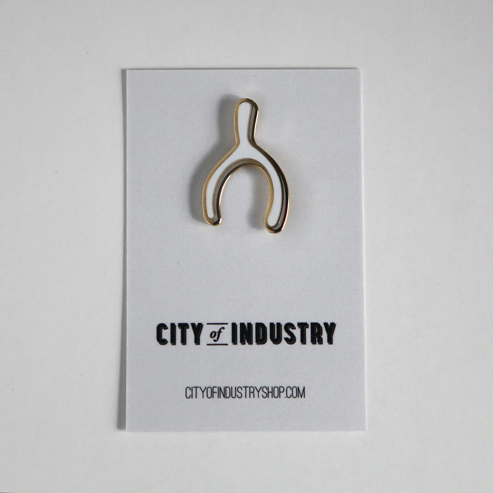 Wishbone Enamel Pin