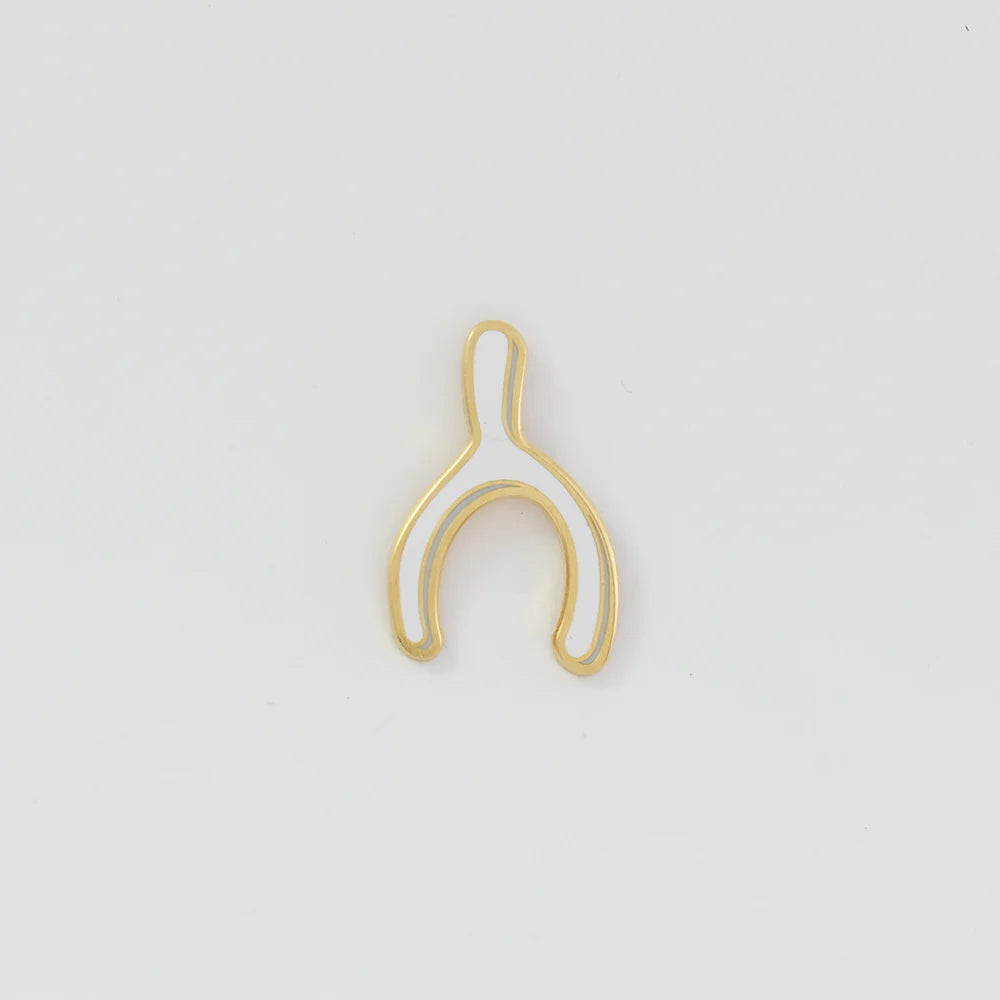 Wishbone Enamel Pin