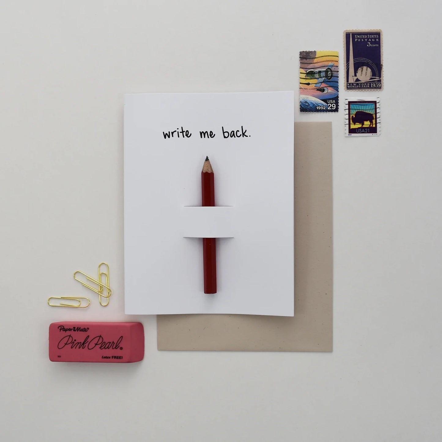 Write Me Back Card