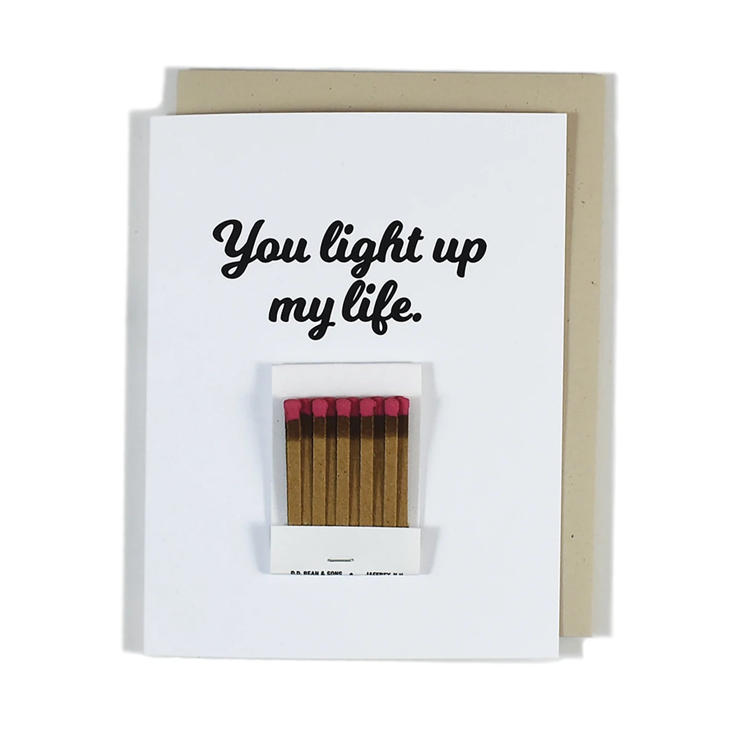 You Light Up My Life Card