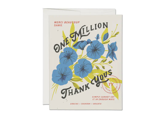 One Million Thank You Card