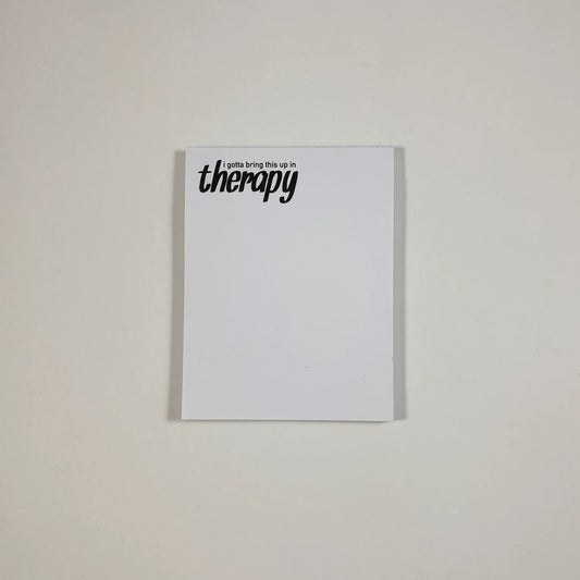 Therapy Notepad