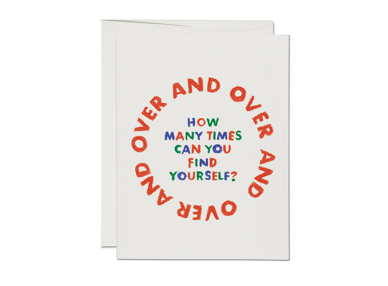 Over and Over Encouragement Card