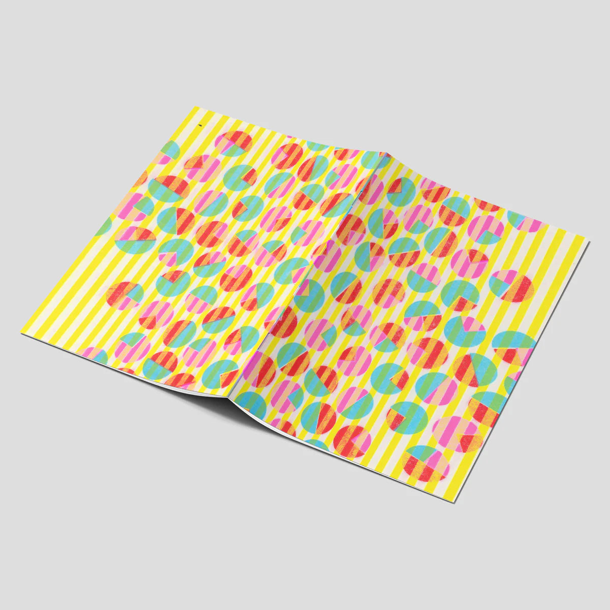 Circles Pattern Covered Notebook