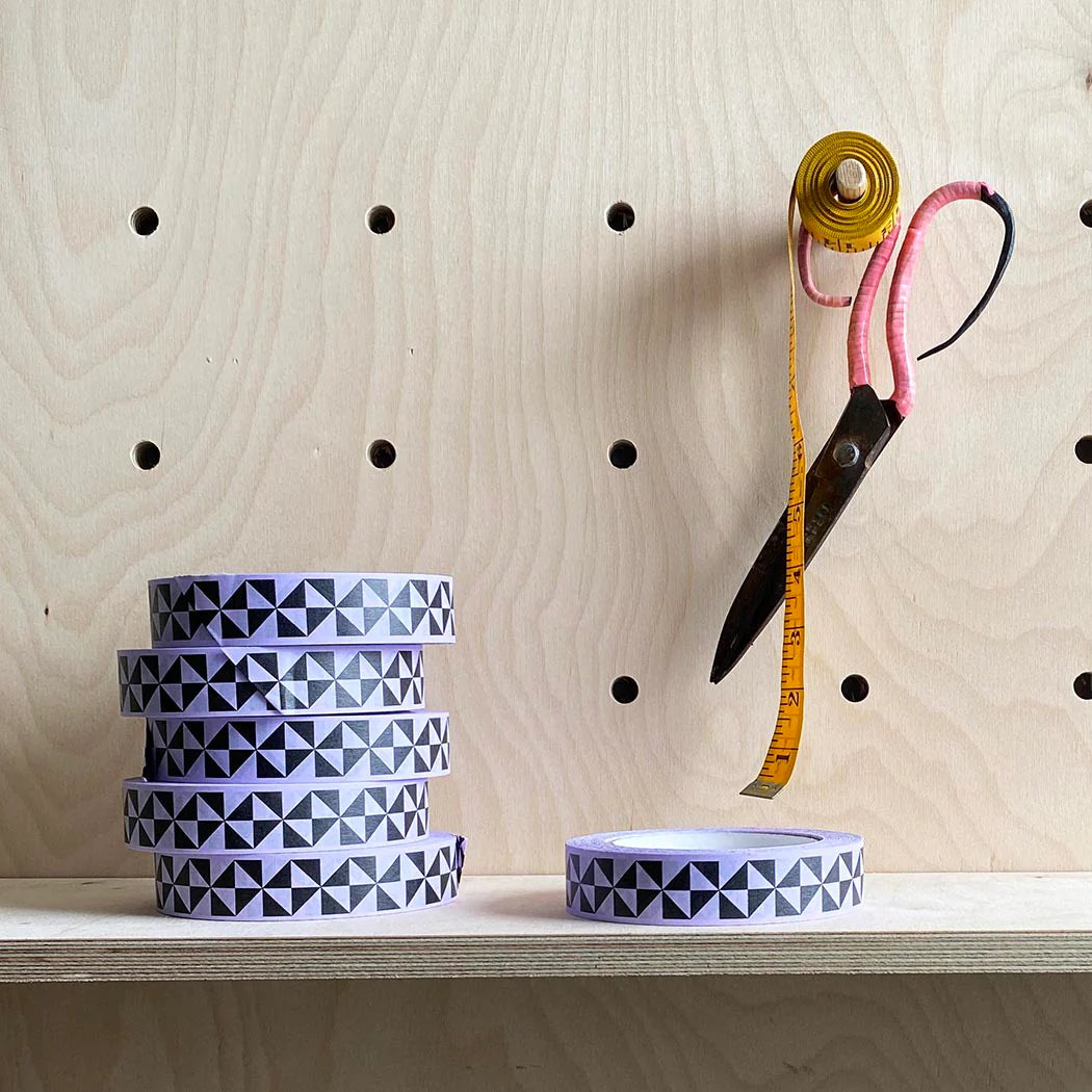 Lilac Pinwheel Masking Tape