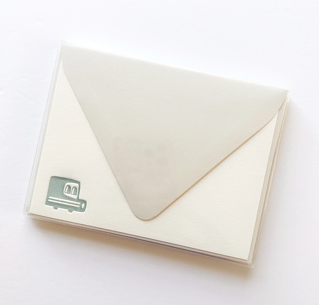 Stationery Store Day: Mail Truck Note Set