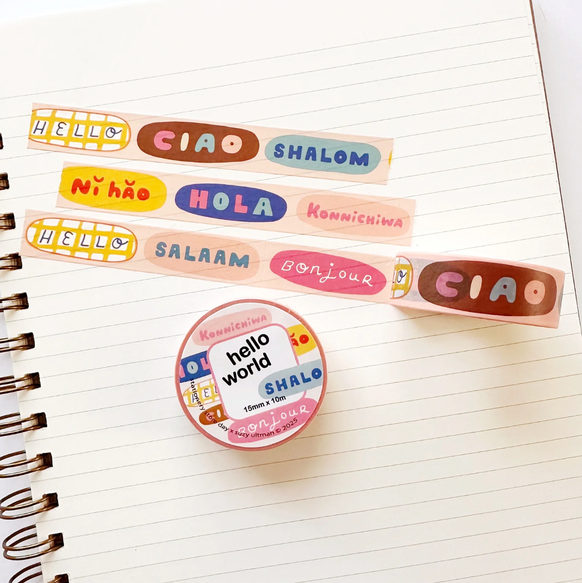Stationery Store Day: Hello World Washi Tape