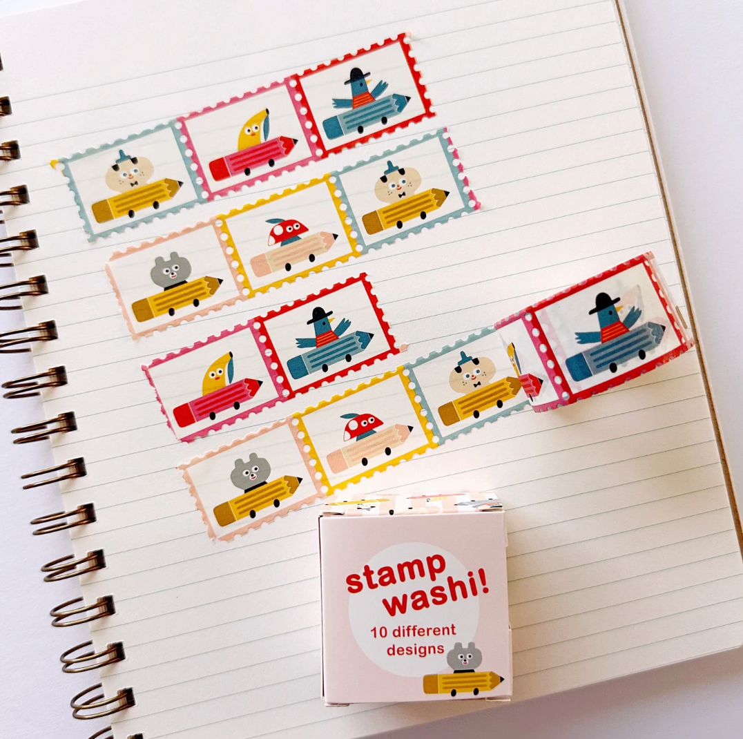 Stationery Store Day: Suzy's Cuties Stamp Washi Tape