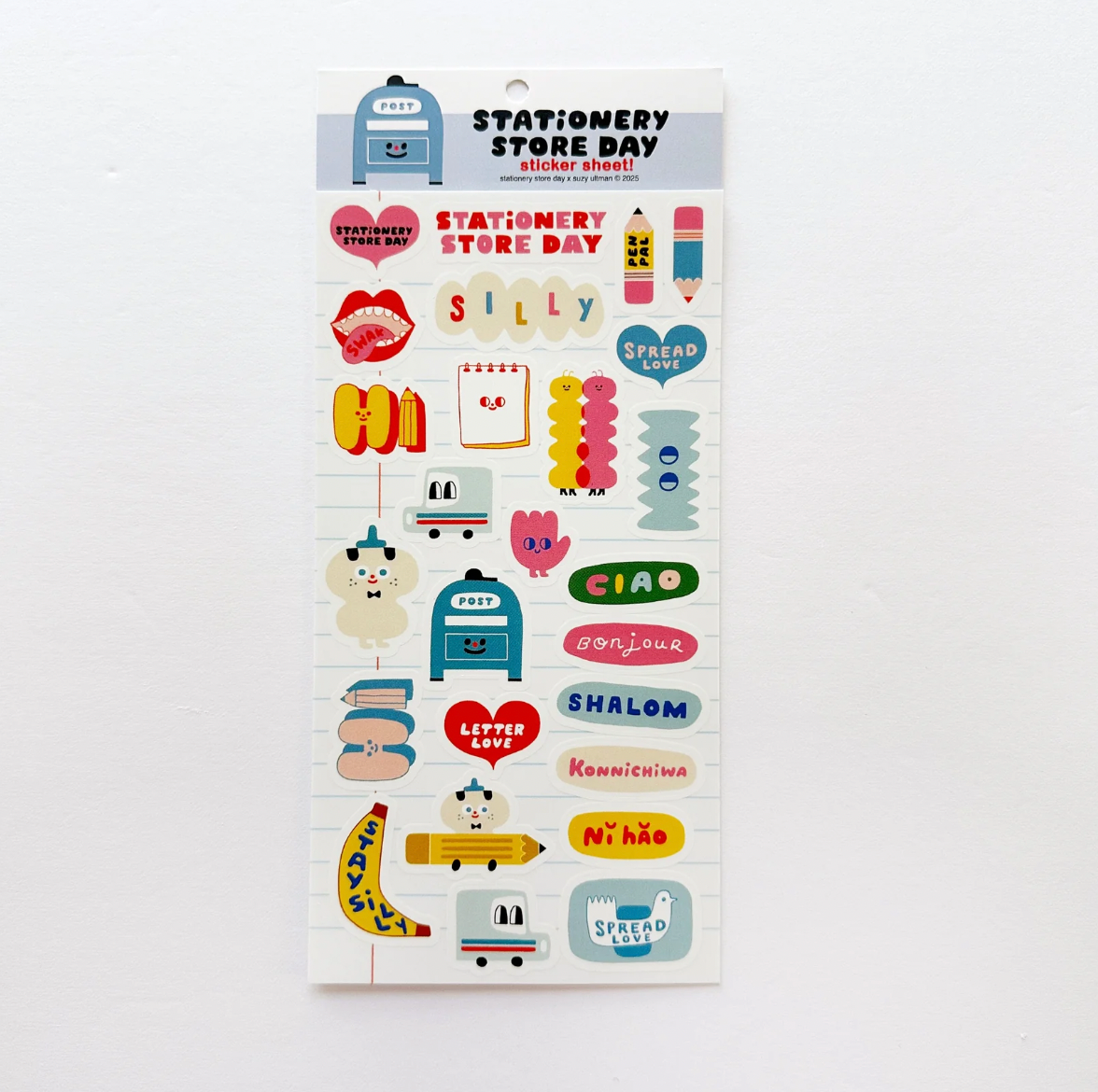 Stationery Store Day: Suzy's Cuties Sticker Sheet