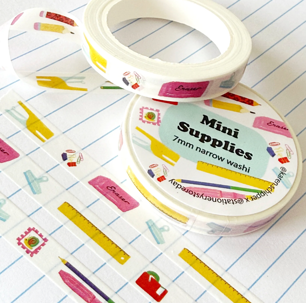 Mini Supplies Narrow Washi Tape