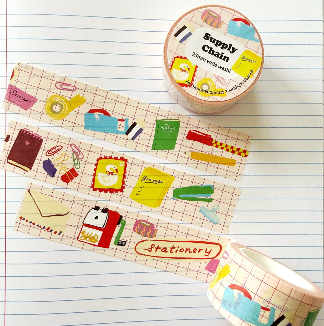 Supply Chain Wide Washi Tape