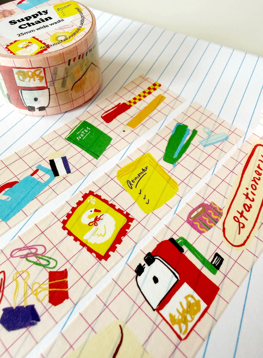 Supply Chain Wide Washi Tape
