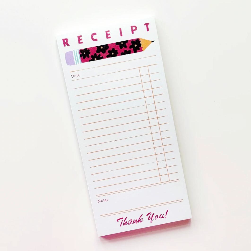Receipt Notepad