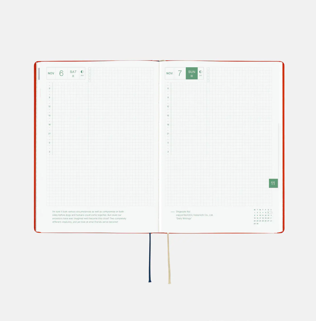 2027 Planner: Yumi Kitagishi White Cat and Rabbit’s Tea Room HON / A5 Size