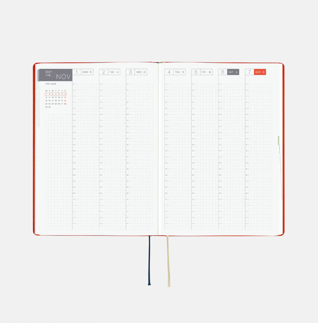 2027 Planner: Yumi Kitagishi White Cat and Rabbit’s Tea Room HON / A5 Size