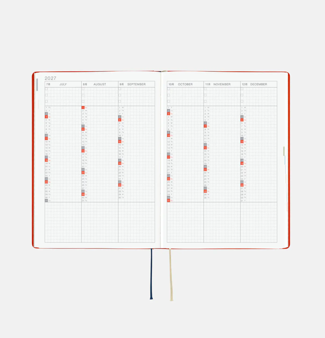 2027 Planner: Yumi Kitagishi White Cat and Rabbit’s Tea Room HON / A5 Size