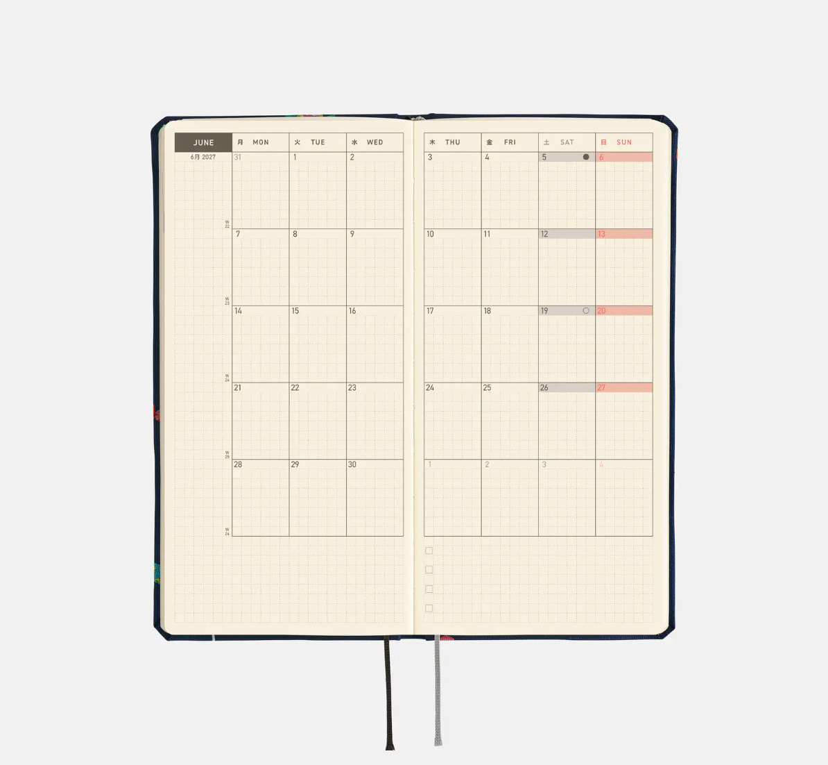 2027 Planner: Bow & Tie Candy Dream Weeks