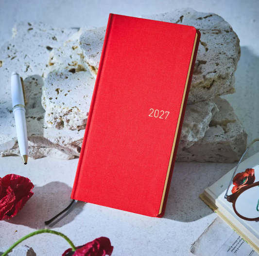 2027 Planner: Poppy Red Colors Weeks MEGA