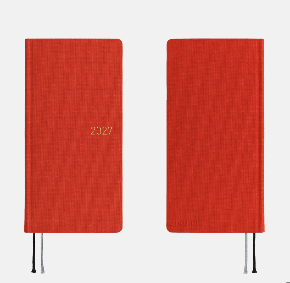 2027 Planner: Poppy Red Colors Weeks MEGA