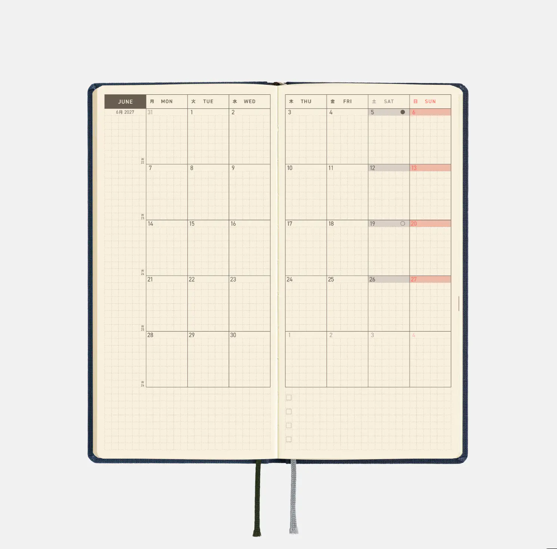 2027 Planner: Midnight Blue Colors Weeks MEGA