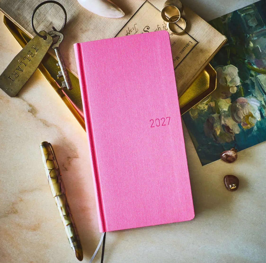 2027 Planner: Sapphire Pink Colors Weeks MEGA