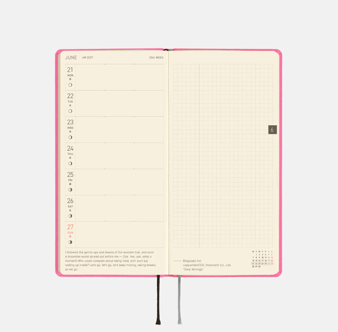 2027 Planner: Sapphire Pink Colors Weeks MEGA