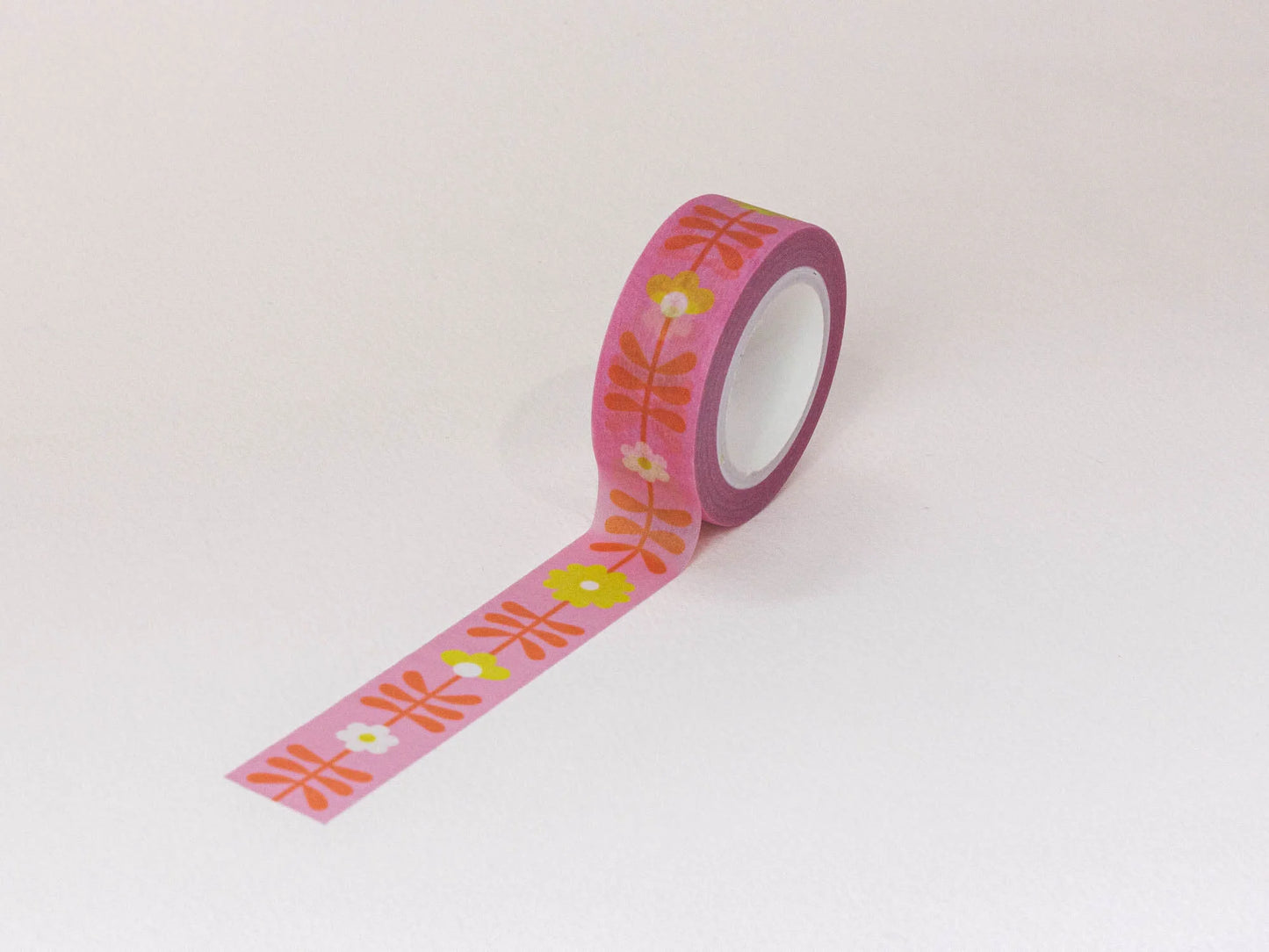 Flower Tower 15mm • Retro Floral Washi Tape