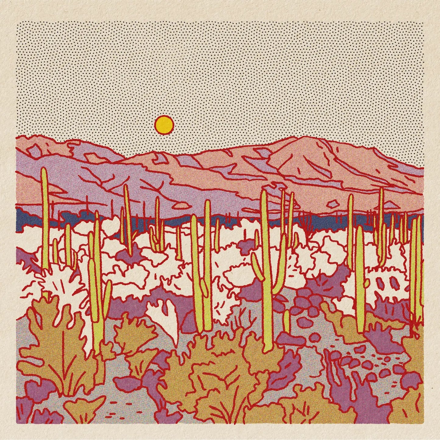Desert Mountain Print